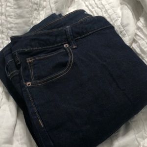 Dark wash bootcut jeans